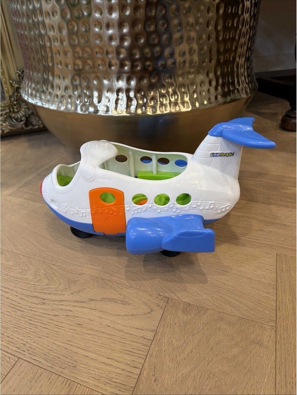 2013 Little People Airplane Fisher Price Airplane Toy TESTED WORKING Mattel